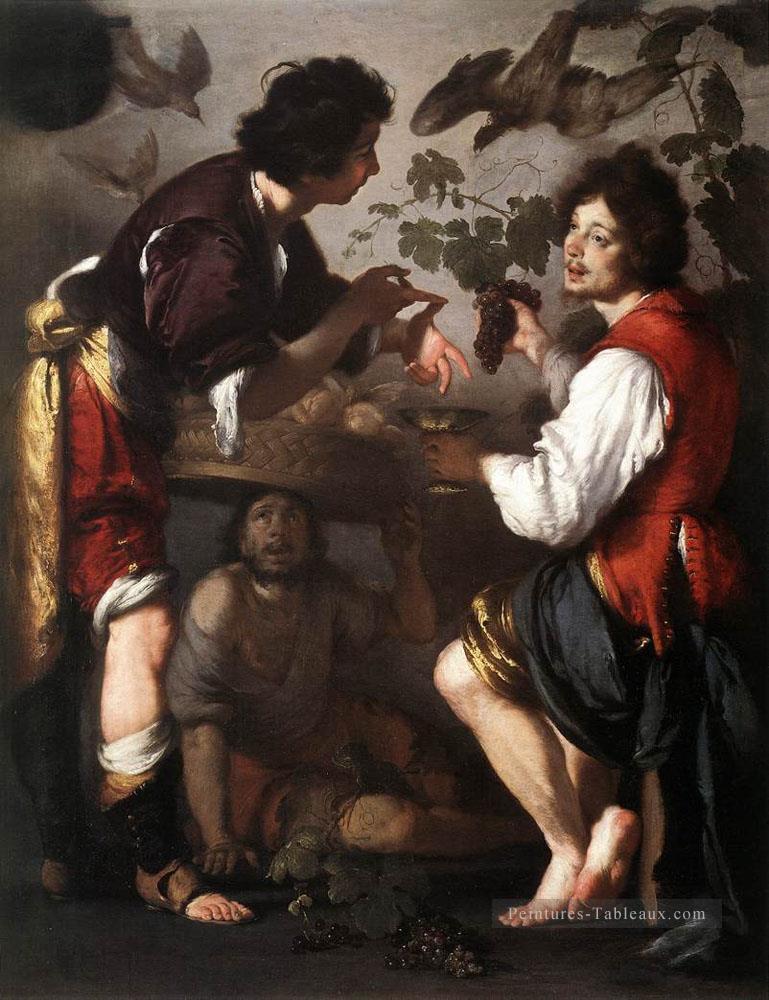 Joseph racontant ses rêves italien Baroque Bernardo Strozzi Peintures à l'huile